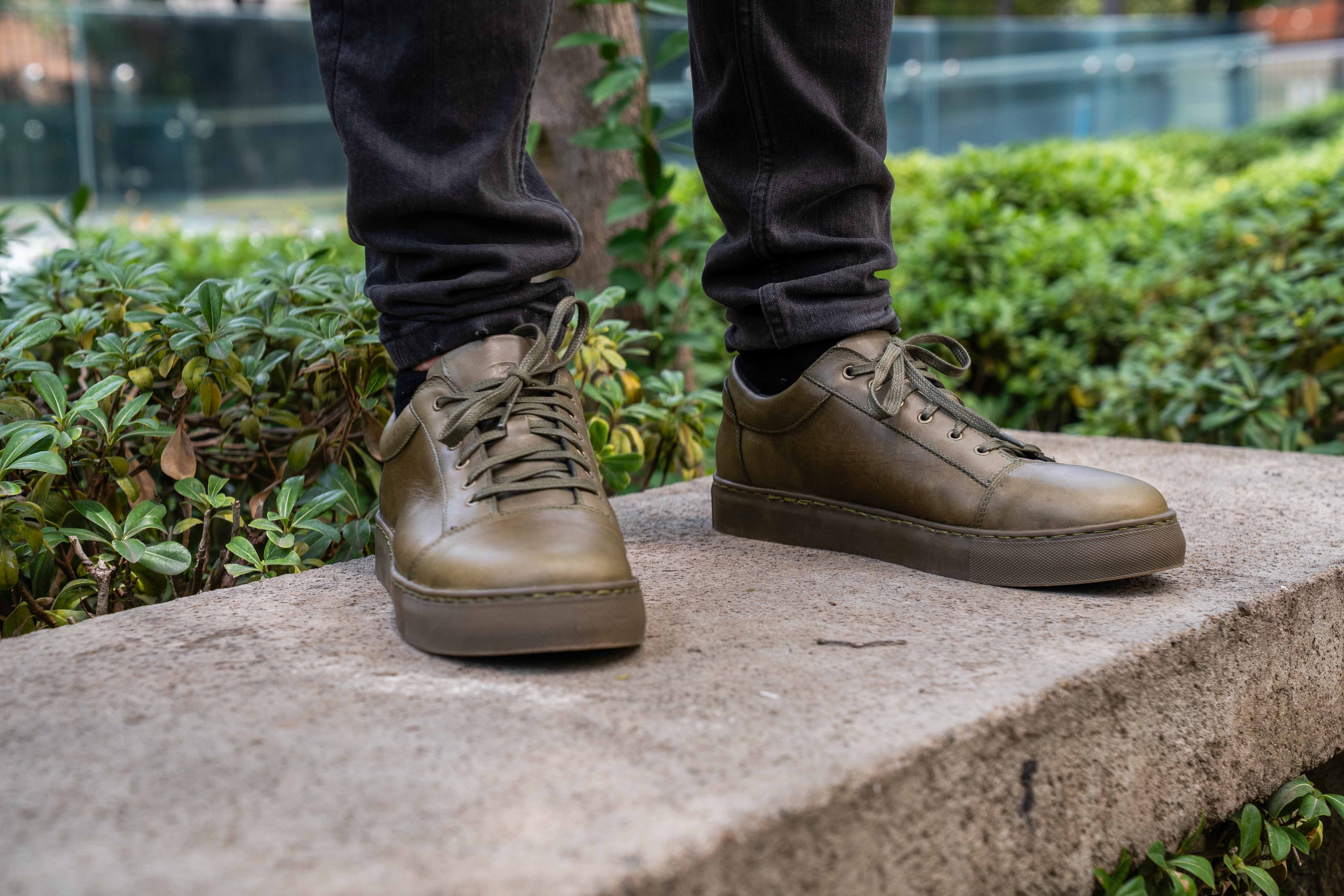 Zapato Deportivo Marbella Verde Oliva