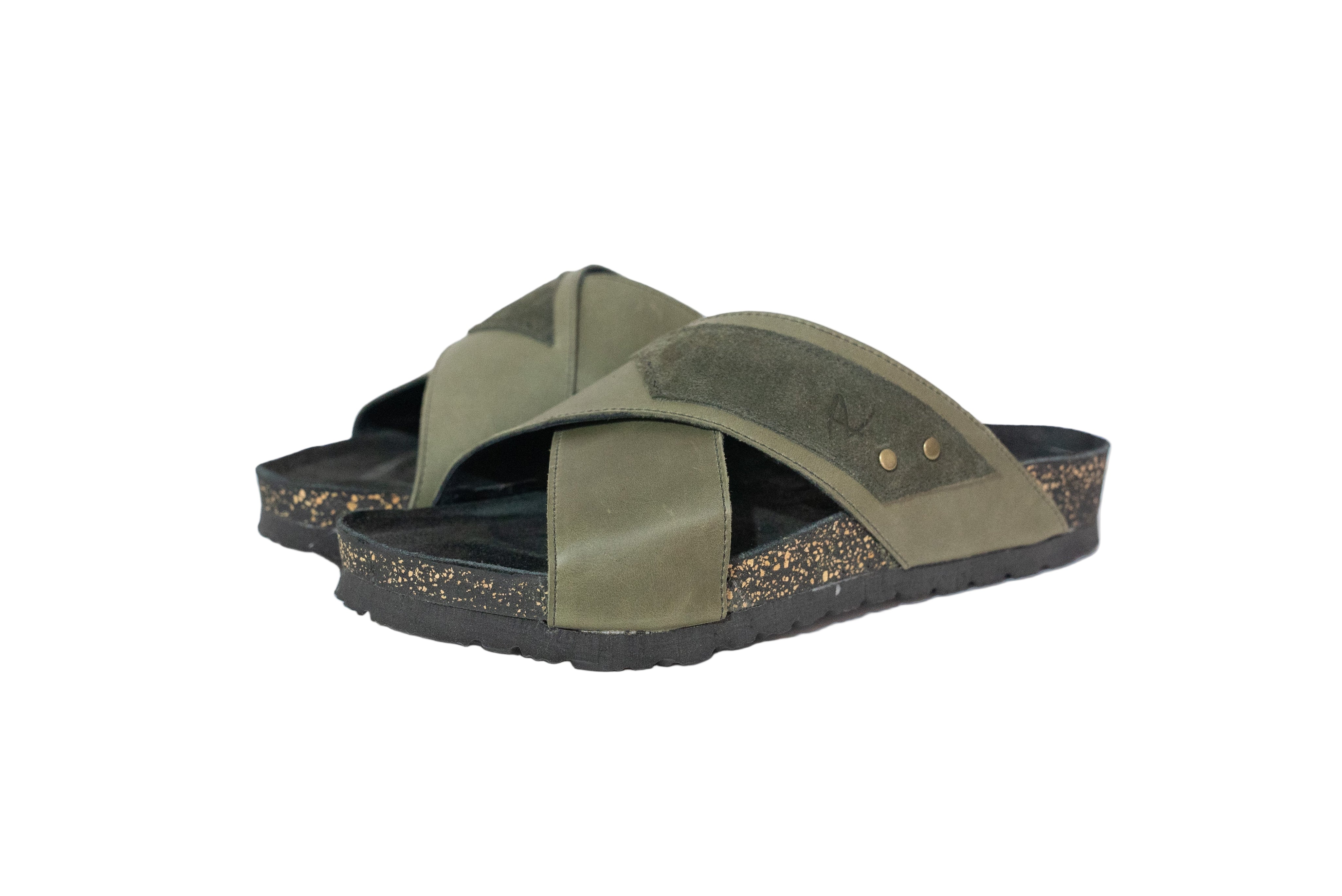 Sandalia Beirut Verde Musgo