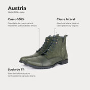 Botín Casual Austria Verde Musgo