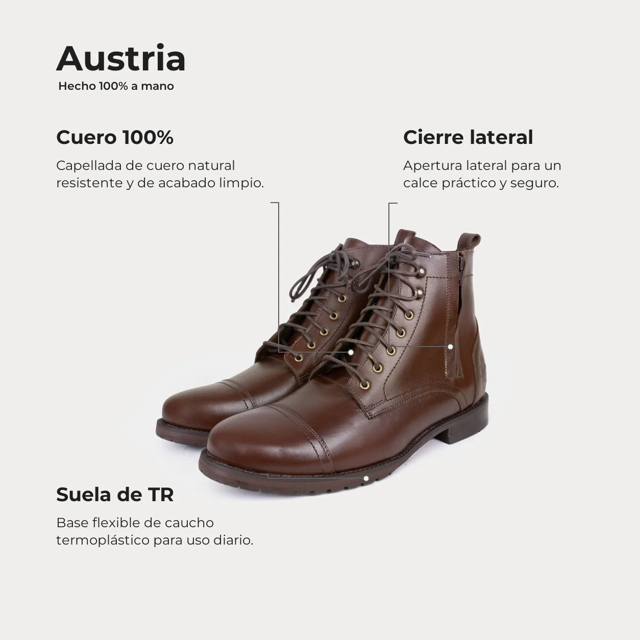 Botin Casual Austria Habano
