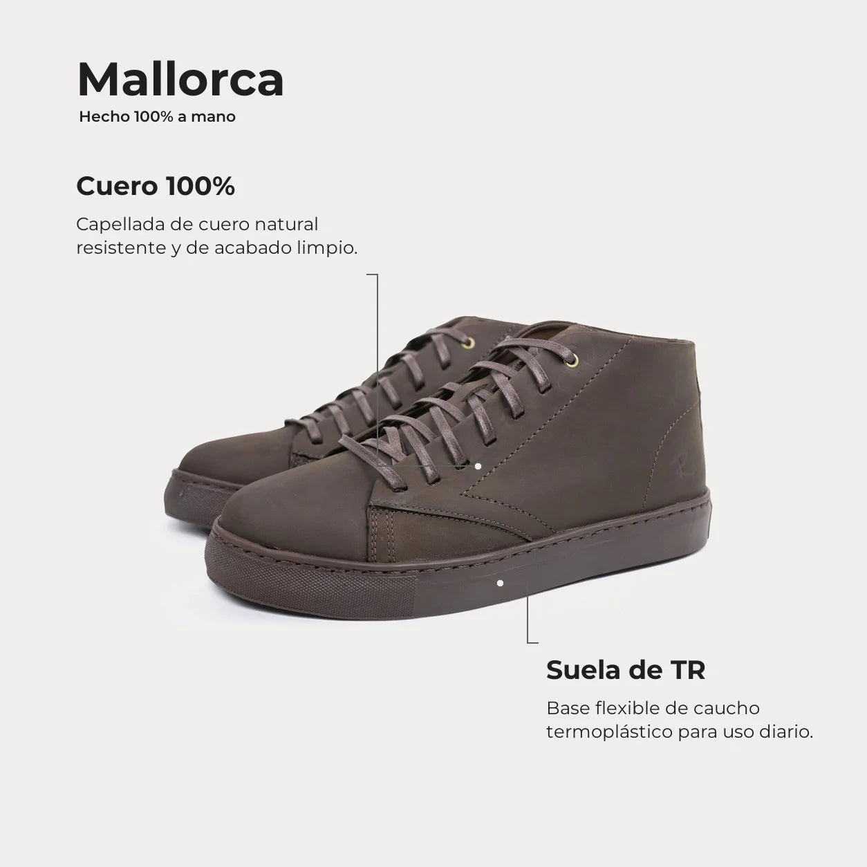 Zapatilla Mallorca Chocolate