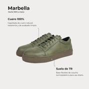 Zapatilla Marbella Verde Oliva