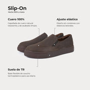 Zapatilla Slip-On Chocolate