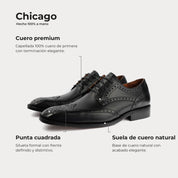 Zapato Formal Chicago Negro